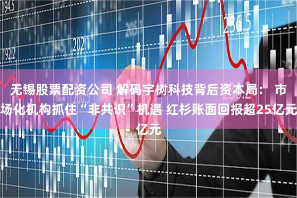 无锡股票配资公司 解码宇树科技背后资本局： 市场化机构抓住“非共识”机遇 红杉账面回报超25亿元